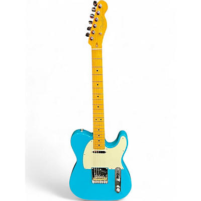 Used Fender American Professional II Telecaster MIAMI BLUE Solid Body Electric Guitar