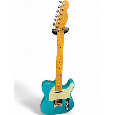 Used Fender American Professional II Telecaster Miami Blue Solid Body Electric Guitar