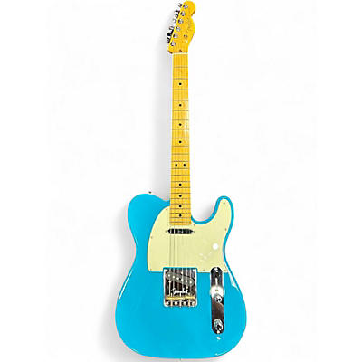 Used Fender American Professional II Telecaster Miami Blue Solid Body Electric Guitar