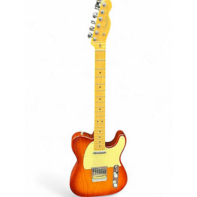 Used Fender American Professional II Telecaster Sienna Sunburst Solid Body Electric Guitar