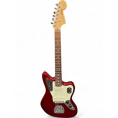 Used Fender American Professional Jaguar Candy Apple Red Solid Body Electric Guitar