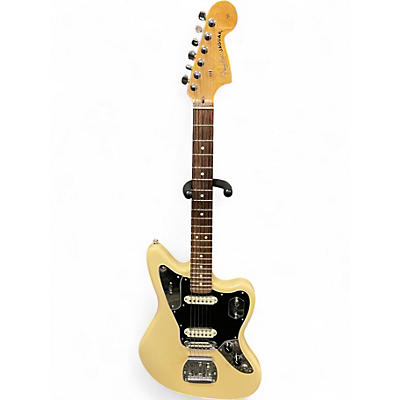Used Fender American Professional Jaguar Olympic White Solid Body Electric Guitar