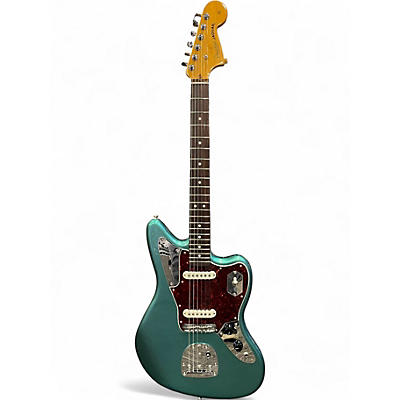 Used Fender American Professional Jaguar Sherwood Green Metallic Solid Body Electric Guitar