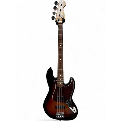 Used Fender American Professional Jazz Bass 3 Color Sunburst Electric Bass Guitar