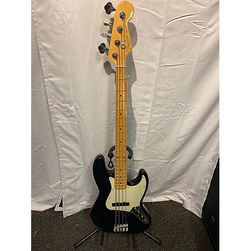 Fender Used Fender American Professional Jazz Bass Black And White Electric Bass Guitar Black and White