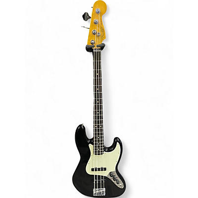 Used Fender American Professional Jazz Bass Black Electric Bass Guitar