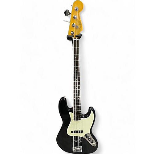 Used Fender American Professional Jazz Bass Black Electric Bass Guitar Black