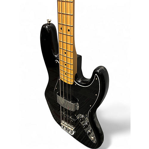 Used Fender American Professional Jazz Bass Black Electric Bass Guitar Black