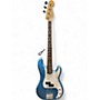 Used Fender American Professional Jazz Bass Blue Electric Bass Guitar Blue