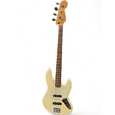Used Fender American Professional Jazz Bass Olympic White Electric Bass Guitar