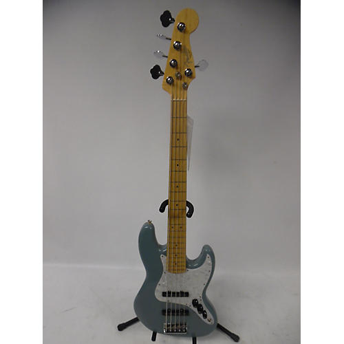 Fender Used Fender American Professional Jazz Bass V Blue Agave Electric Bass Guitar Blue Agave