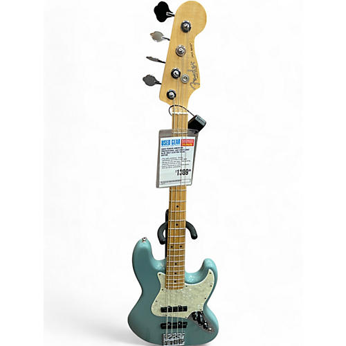 Fender Used Fender American Professional Jazz Bass light blue gray Electric Bass Guitar light blue gray