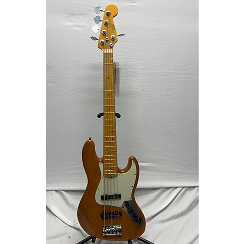 Fender Used Fender American Professional Jazz V Pine Natural Electric Bass Guitar Natural