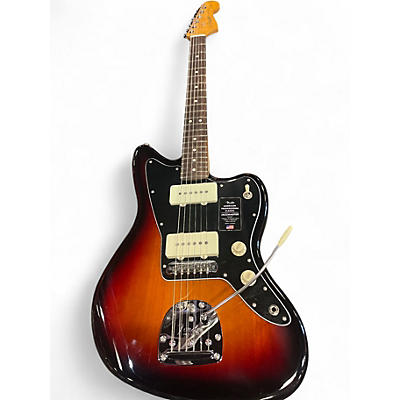 Used Fender American Professional Jazzmaster 3 Color Sunburst Solid Body Electric Guitar