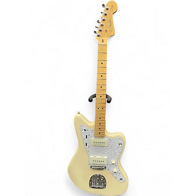 Used Fender American Professional Jazzmaster Cream Solid Body Electric Guitar