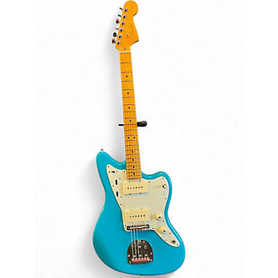 Used Fender American Professional Jazzmaster MIAMI BLUE Solid Body Electric Guitar