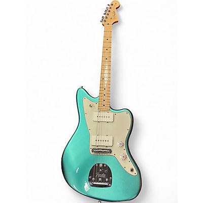 Used Fender American Professional Jazzmaster Mystic Surf Green Solid Body Electric Guitar