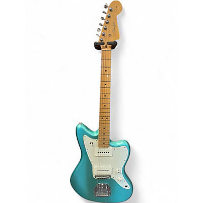 Used Fender American Professional Jazzmaster teal Solid Body Electric Guitar
