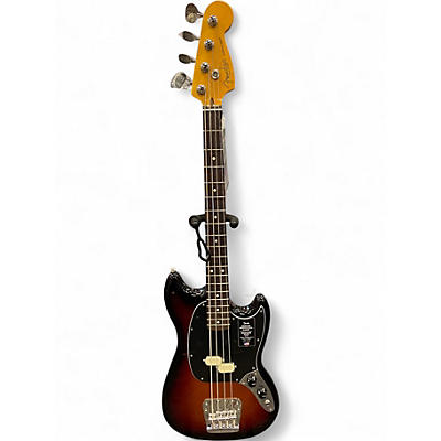 Used Fender American Professional Mustang Bass 2 Color Sunburst Electric Bass Guitar