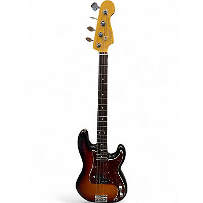 Used Fender American Professional Precision Bass 2 Color Sunburst Electric Bass Guitar