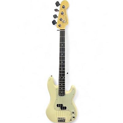 Used Fender American Professional Precision Bass Cream Electric Bass Guitar
