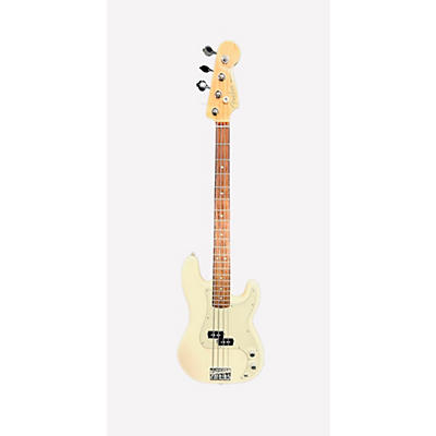 Fender Used Fender American Professional Precision Bass Olympic White Electric Bass Guitar