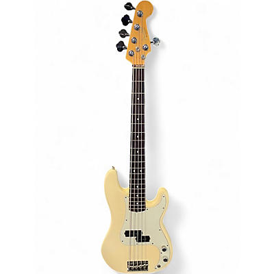 Used Fender American Professional Precision Bass Olympic White Electric Bass Guitar