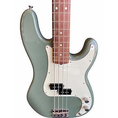 Used Fender American Professional Precision Bass antique olive Electric Bass Guitar
