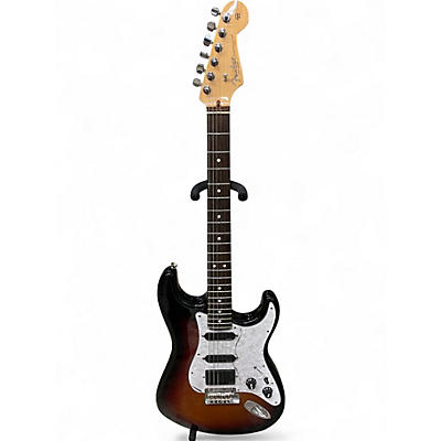 Used Fender American Professional Standard Stratocaster HSS 3 Color Sunburst Solid Body Electric Guitar
