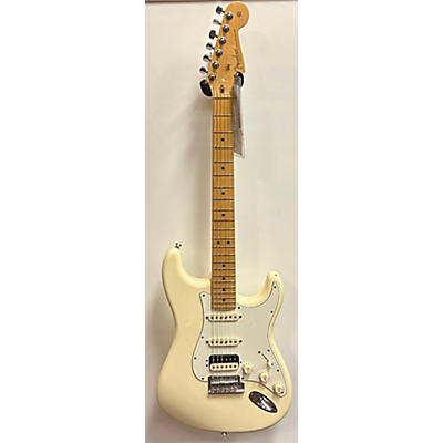 Fender Used Fender American Professional Stratocaster HSS Antique White Solid Body Electric Guitar