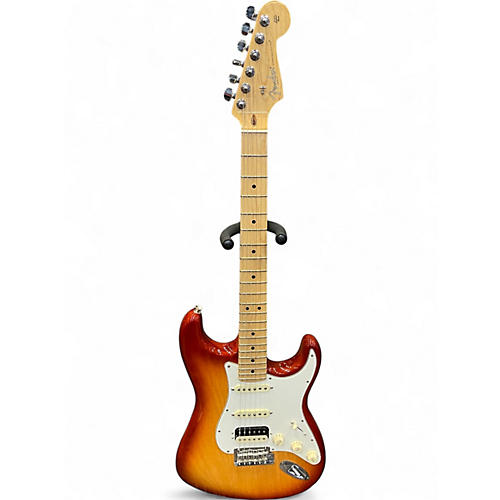 Used Fender American Professional Stratocaster HSS Shawbucker Heritage Cherry Sunburst Solid Body Electric Guitar Heritage Cherry Sunburst