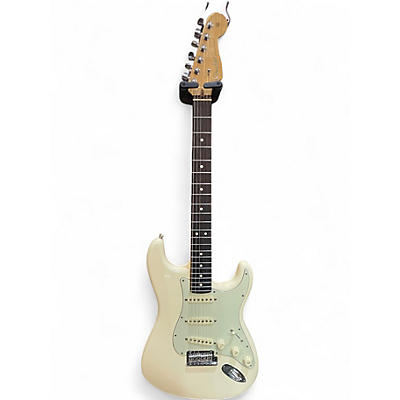 Used Fender American Professional Stratocaster Olympic White Solid Body Electric Guitar