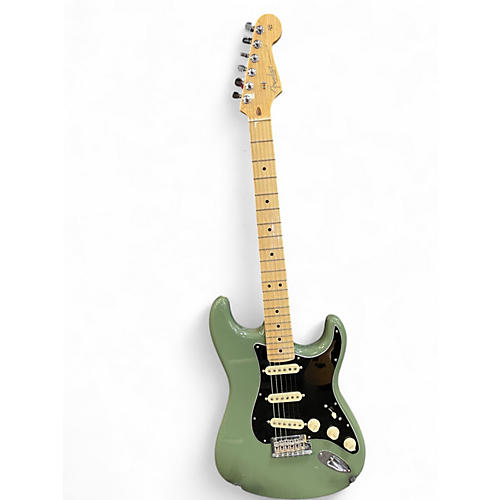 Used Fender American Professional Stratocaster SSS Antique Olive Solid Body Electric Guitar Antique Olive