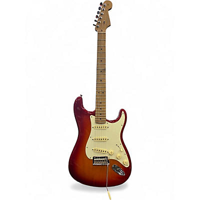 Used Fender American Professional Stratocaster SSS Cherry Sunburst Solid Body Electric Guitar