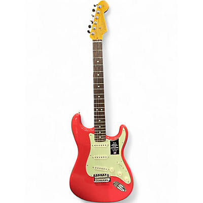 Used Fender American Professional Stratocaster SSS Dakota Red Solid Body Electric Guitar