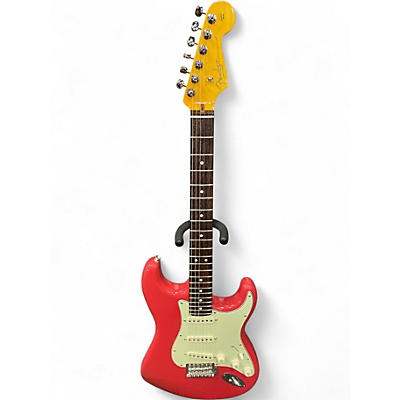 Used Fender American Professional Stratocaster SSS FADED DAKOTA RED Solid Body Electric Guitar