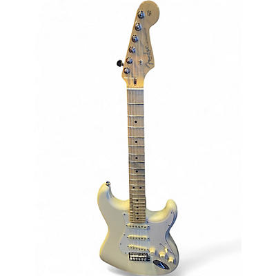 Used Fender American Professional Stratocaster SSS Olympic White Solid Body Electric Guitar