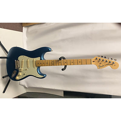 Fender Used Fender American Professional Stratocaster SSS Satin Blue Solid Body Electric Guitar