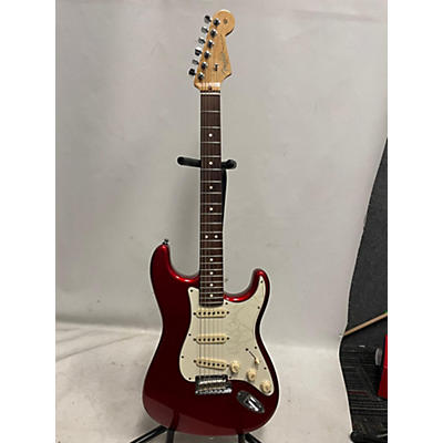 Fender Used Fender American Professional Stratocaster With Rosewood Neck Candy Apple Red Solid Body Electric Guitar