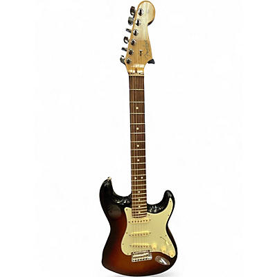 Used Fender American Professional Stratocaster with Rosewood Neck 3 Color Sunburst Solid Body Electric Guitar