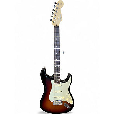 Used Fender American Professional Stratocaster with Rosewood Neck 3 Tone Sunburst Solid Body Electric Guitar