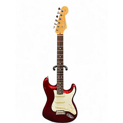 Used Fender American Professional Stratocaster with Rosewood Neck Candy Apple Red Metallic Solid Body Electric Guitar