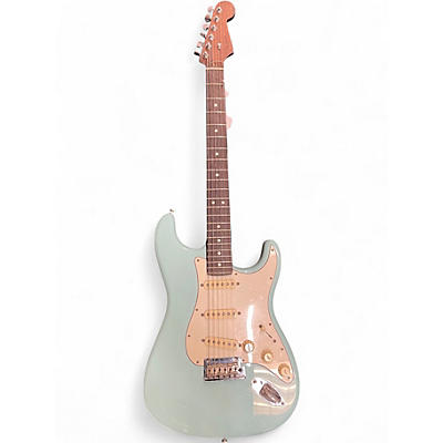 Used Fender American Professional Stratocaster with Rosewood Neck Daphne Blue Solid Body Electric Guitar