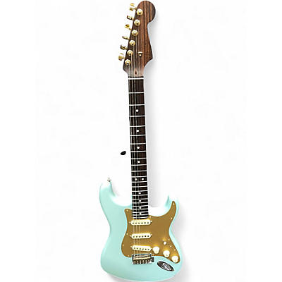 Used Fender American Professional Stratocaster with Rosewood Neck Daphne Blue Solid Body Electric Guitar