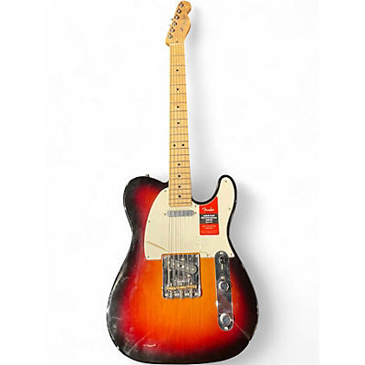 Used Fender American Professional Telecaster 2 Color Sunburst Solid Body Electric Guitar