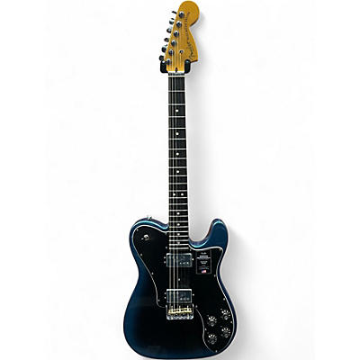 Used Fender American Professional Telecaster Deluxe Shawbucker Midnight Blue Solid Body Electric Guitar