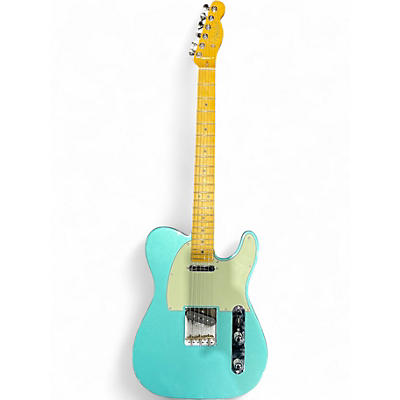 Used Fender American Professional Telecaster Faded Sherwood Green Metallic Solid Body Electric Guitar