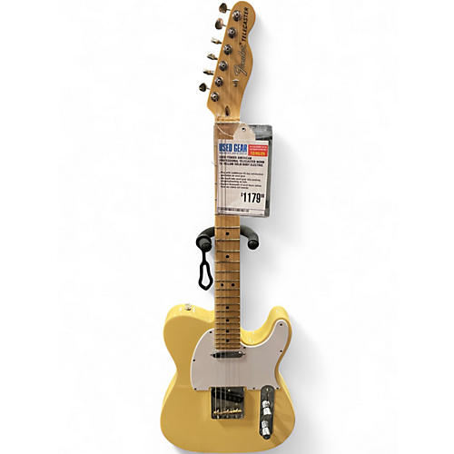 Used Fender American Professional Telecaster Worn TV Yellow Solid Body Electric Guitar Worn TV Yellow
