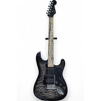 Fender Used Fender American QMT Strat HSS Pale Moon Trans Black PALE MOON Solid Body Electric Guitar