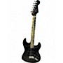 Used Fender American QMT Strat HSS Pale Moon Trans Black Trans Black Solid Body Electric Guitar Trans Black
